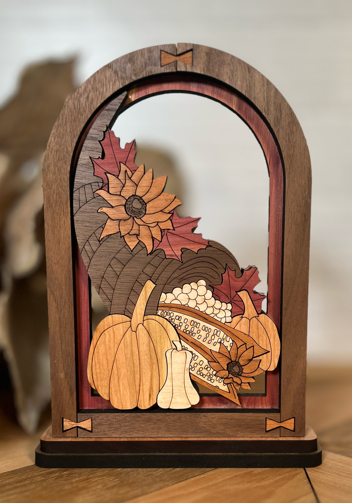 Fall Arch Mantle Decor
