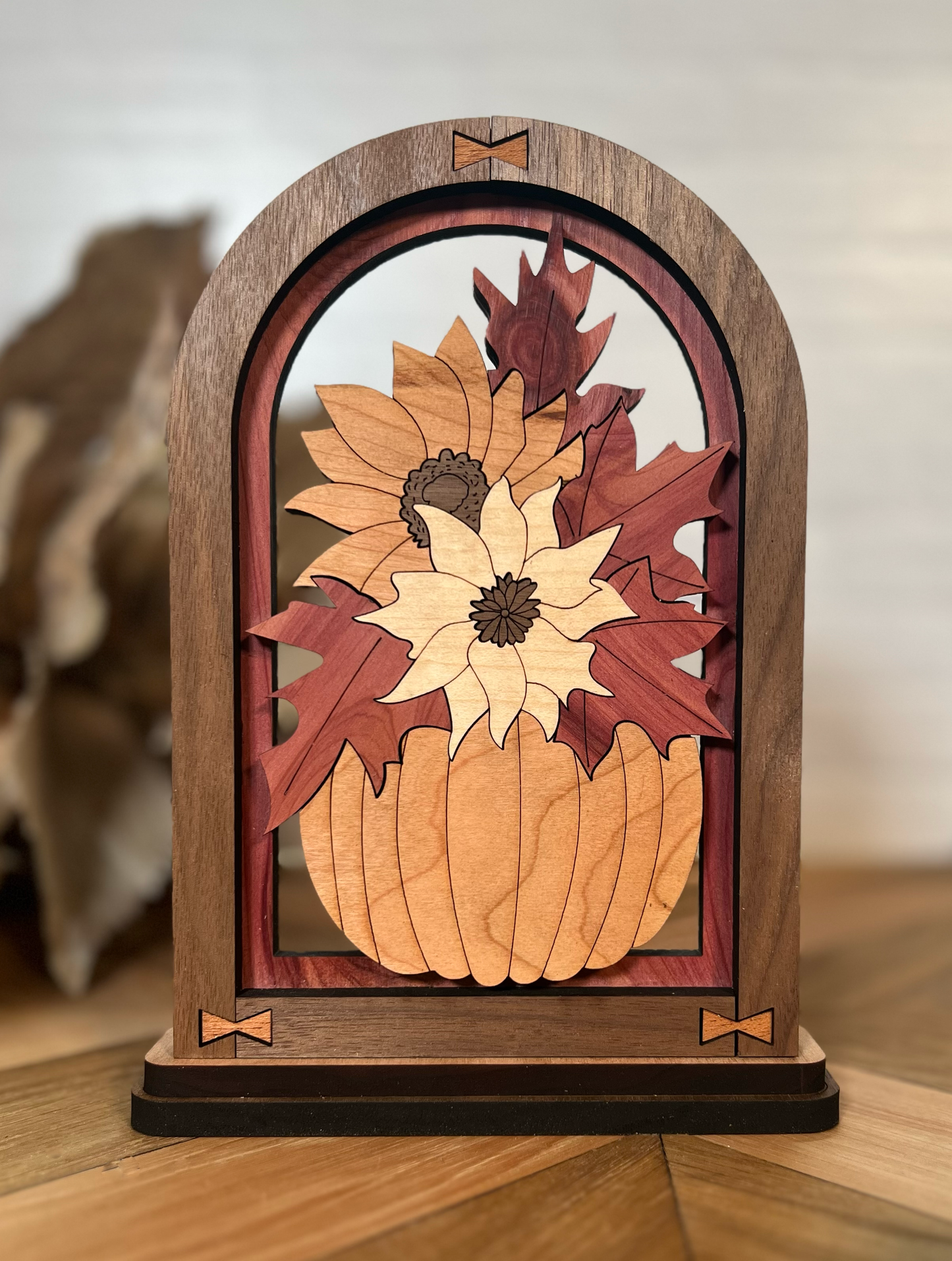 Fall Arch Mantle Decor
