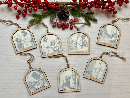 Life of Jesus Ornament Set