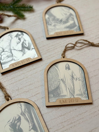 Life of Jesus Ornament Set