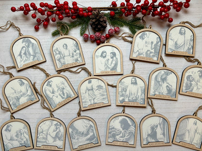 Life of Jesus Ornament Set
