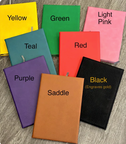 Laser Engraved Notebook | Personalized Journal for Gifts & Keepsakes