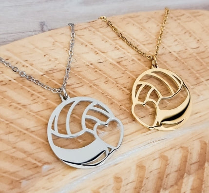 Volleyball Charm Necklace